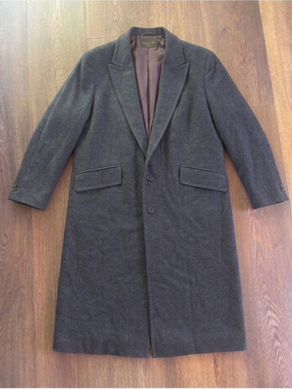 Vintage 90’s Abercrombie & Fitch Wool Coat Heritage Revival Style Made New York
